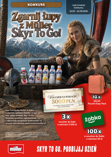Konkurs "Müller Skyr To Go" Żabka