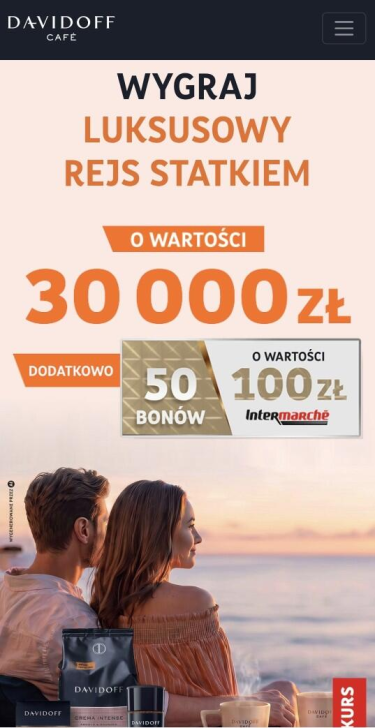 Konkurs "Davidoff Café – wygraj luksusowy rejs" Intermarche