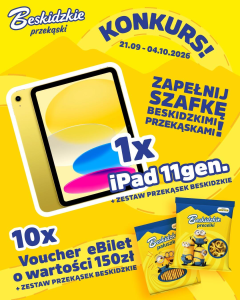 Konkurs "Zapełnij szafkę beskidzkimi przekąskami"