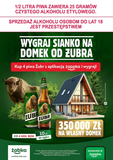 Konkurs "Sianko od Żubra" Żabka, 18+