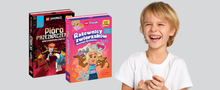 Konkurs "Poznajcie książki o bohaterach ze świata LEGO®! Dołączcie do akcji recenzenckiej"