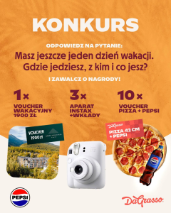 Wygraj pizzę od Da Grasso
