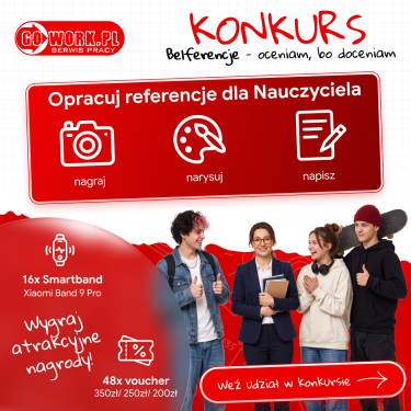 Konkurs "Belferencje - oceniam, bo doceniam"