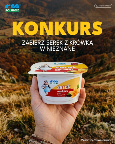 Konkurs "Zabierz serek z krówką w nieznane"