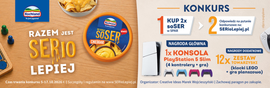 Konkurs "Razem jest SERio Lepiej w SPAR"