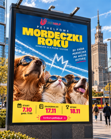 Konkurs "PETHELPowe Mordeczki Roku 2027"