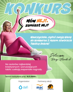 Konkurs dla szkół "Power of Lovable: Mów HEJ!, zamiast HEJT"