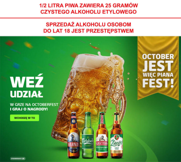 Konkurs "October jest, więc piana fest" 18+