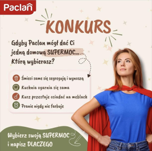 Konkurs "Paclan – Wybierz swoją supermoc"