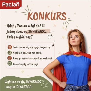 Konkurs "Paclan – Wybierz swoją supermoc"