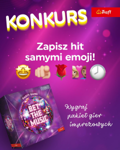 Wygraj zestaw gier imprezowych w konkursie z emoji od Trefl!