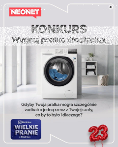 Wygraj pralkę Electrolux