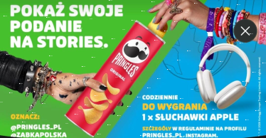 Konkurs "Podaj Pringles. Podaj Notatki – wygraj Apple AirPods Max 2" etapy