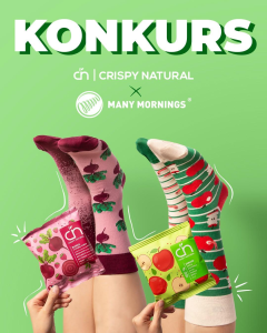 Wygraj jeden z 5 wyjątkowych zestawów Crispy Natural x Many Mornings!