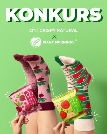 Wygraj jeden z 5 wyjątkowych zestawów Crispy Natural x Many Mornings!