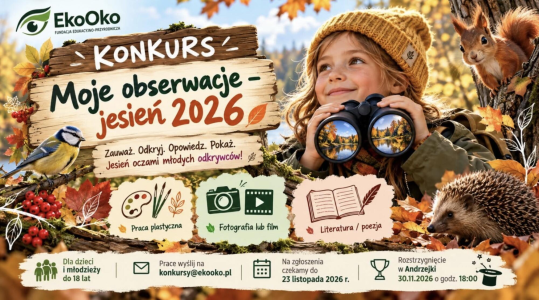 Konkurs "Moje obserwacje - jesień 2026"