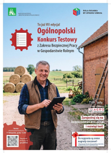 Ogólnopolski konkurs testowy KRUS z bezpieczeństwa! do godz. 12:00