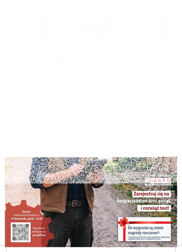 Ogólnopolski konkurs testowy KRUS z bezpieczeństwa! do godz. 12:00