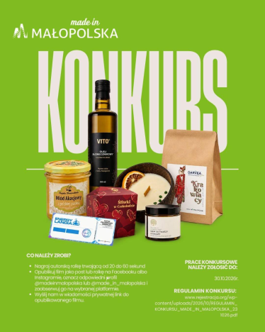 Konkurs "Polecam made in Małopolska"