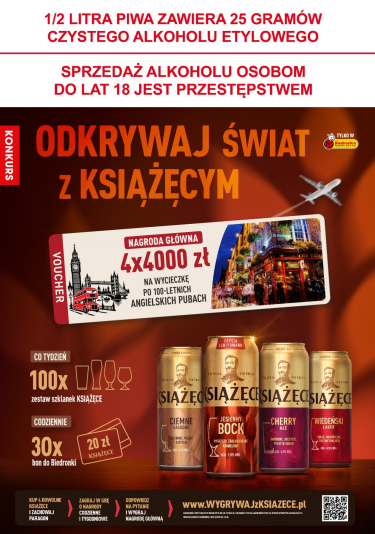 Konkurs "Odkrywaj świat z Książęcym", 18+